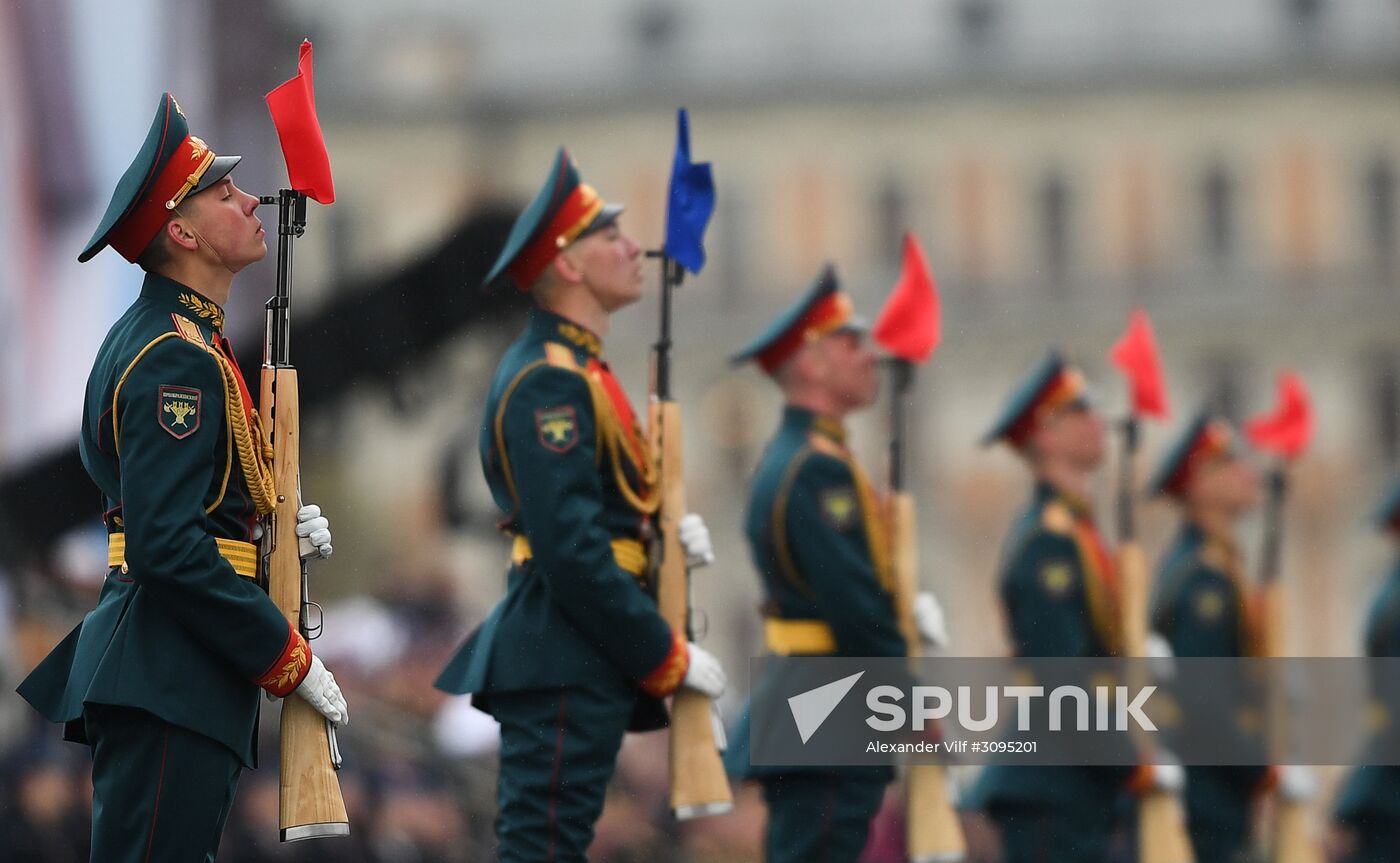 Military parade marking 72nd anniversary of Victory in 1941-45 Great Patriotic War