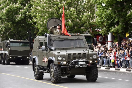 Victory Day parade in Crimea