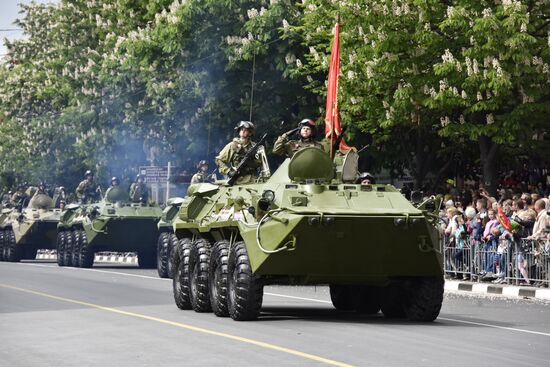 Victory Day parade in Crimea