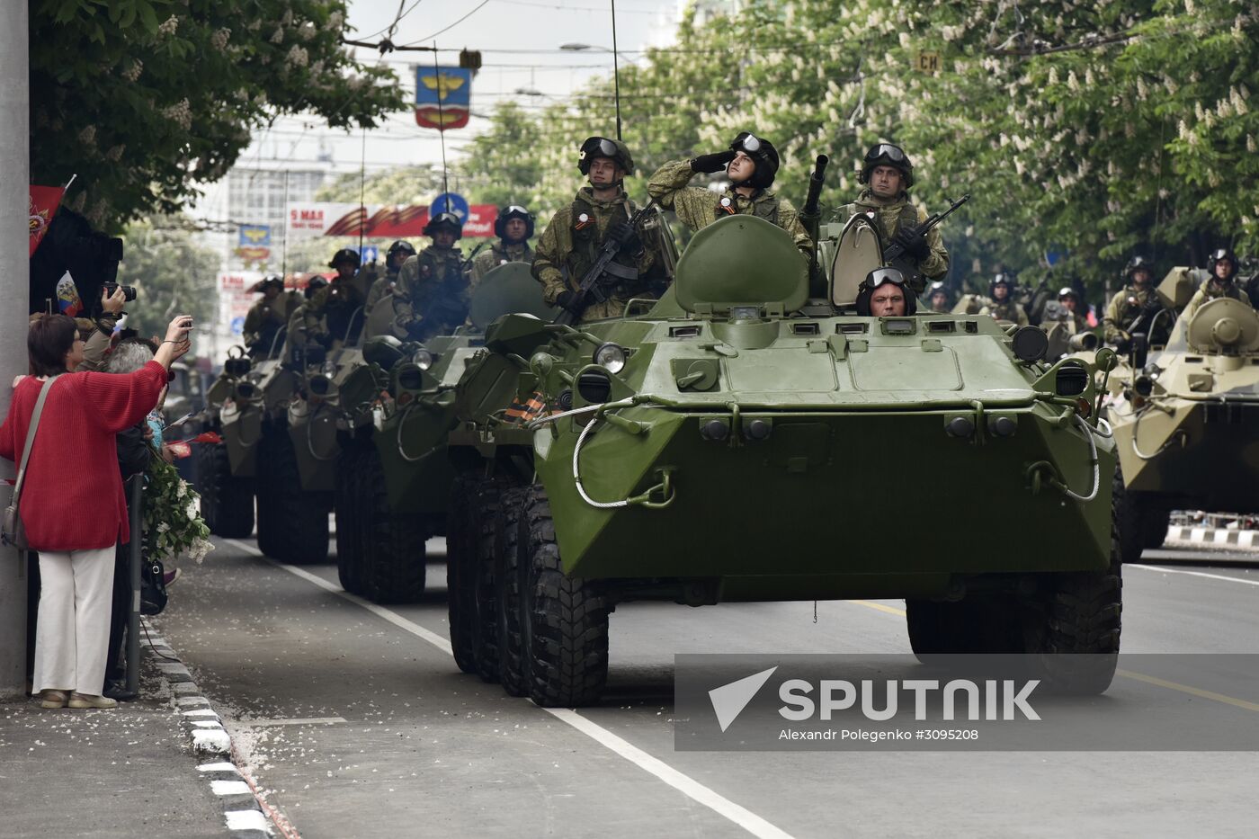 Victory Day parade in Crimea
