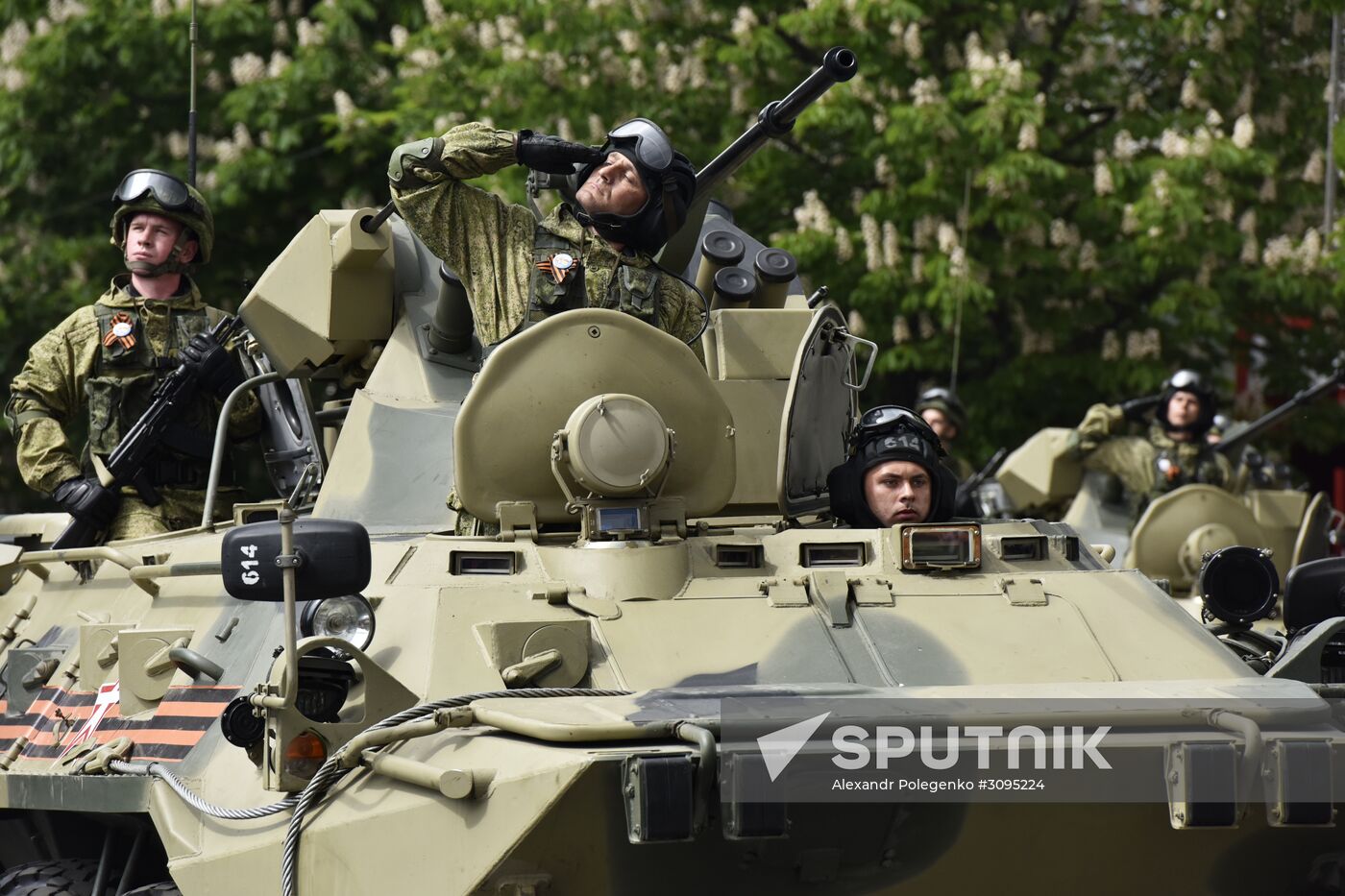 Victory Day parade in Crimea