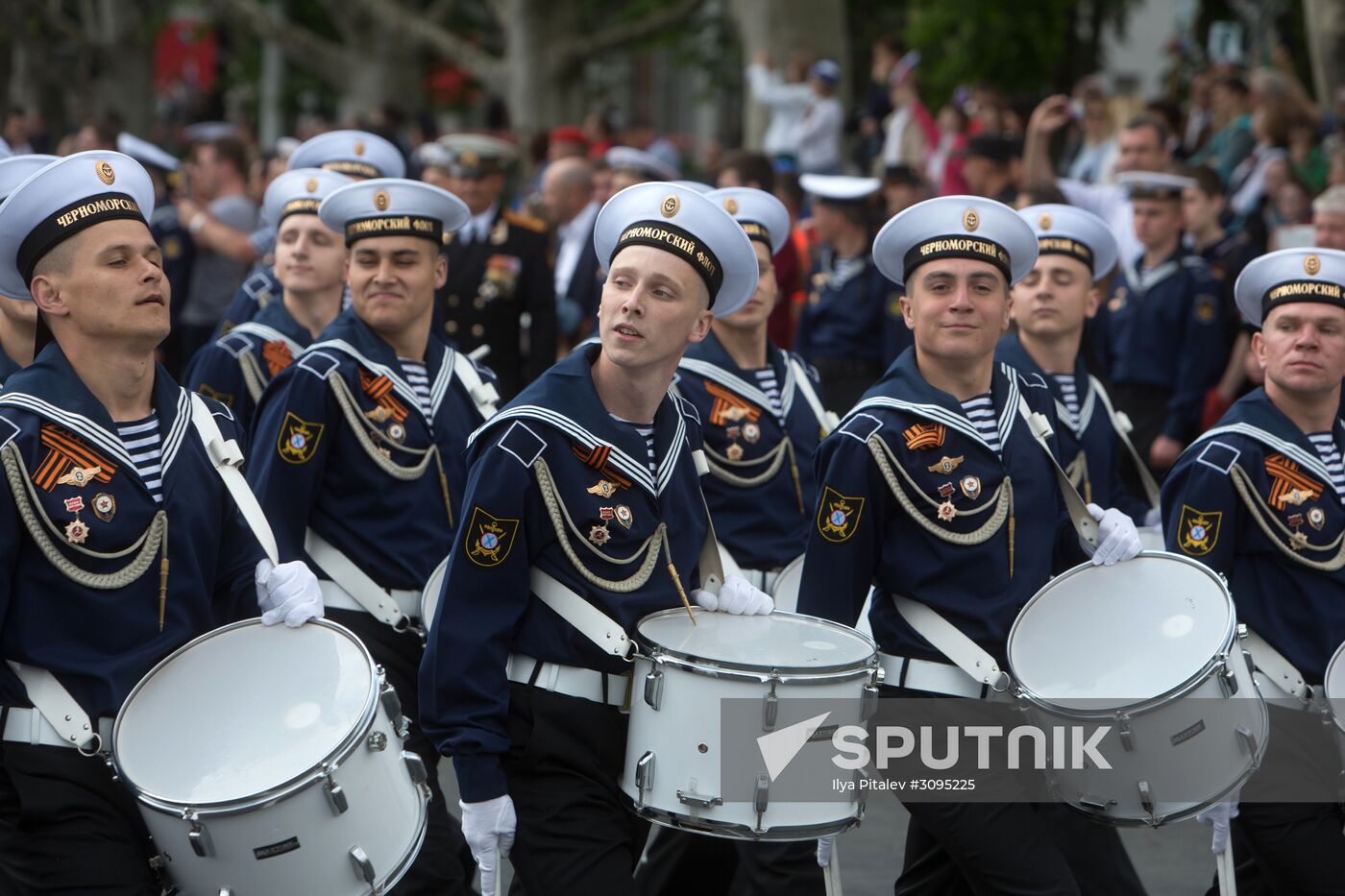 Victory Day parade in Crimea