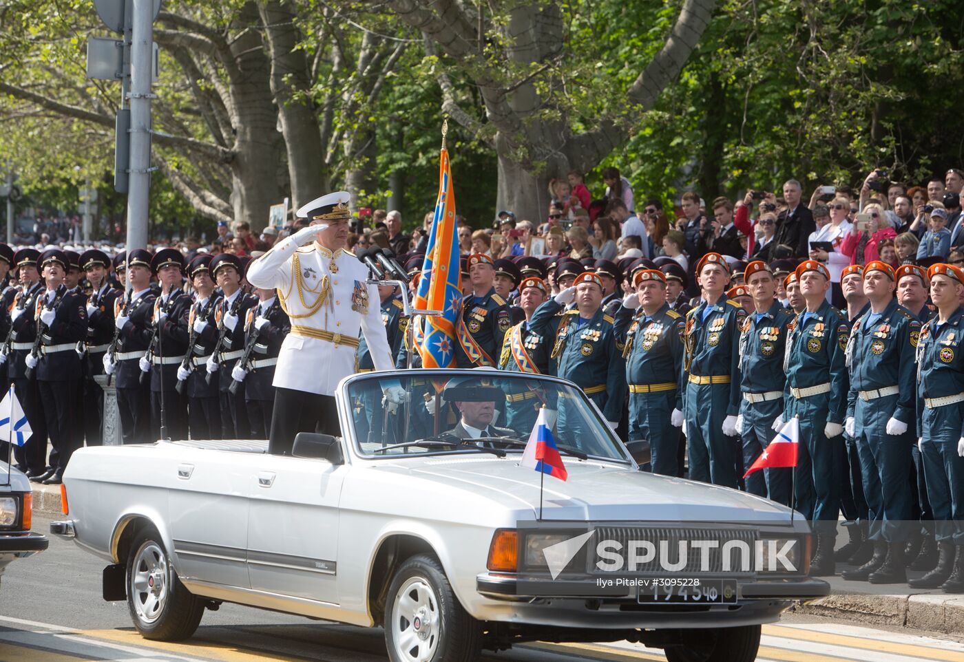 Victory Day parade in Crimea