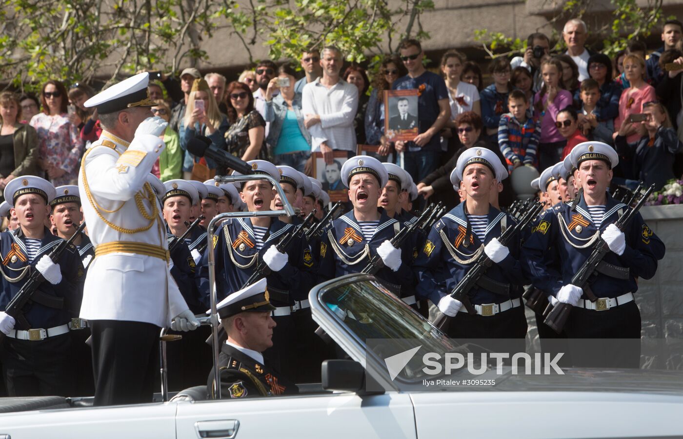 Victory Day parade in Crimea