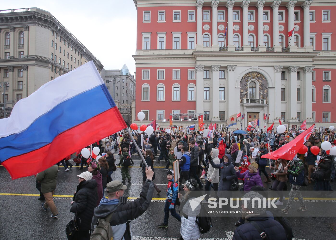 Immortal Regiment march in Moscow
