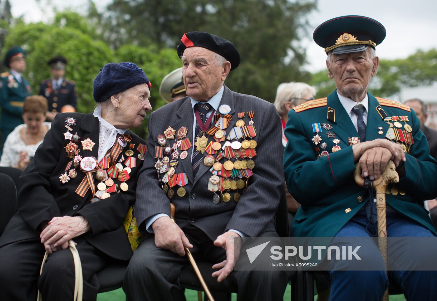 Victory Day parade in Crimea