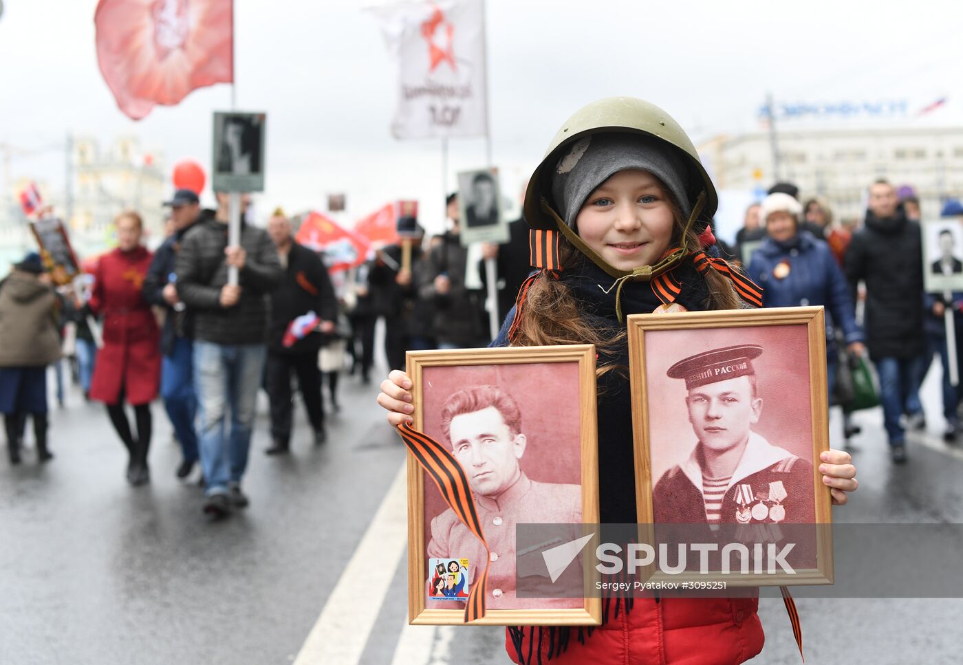 Immortal Regiment march in Russian cities
