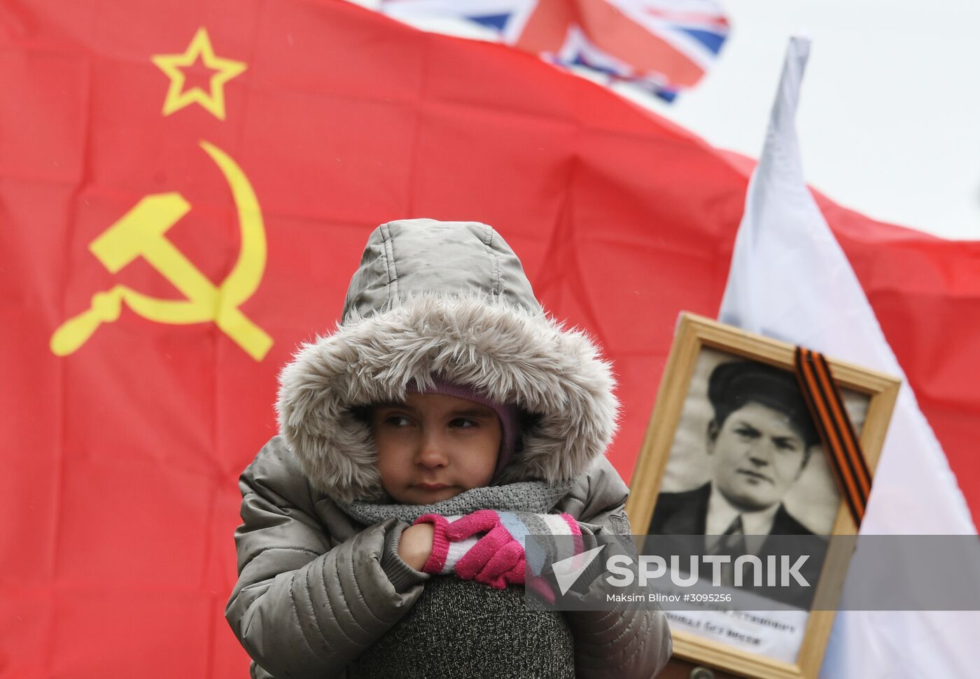 Immortal Regiment march in Moscow
