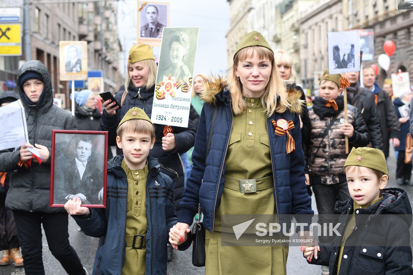 Immortal Regiment march in Russian cities