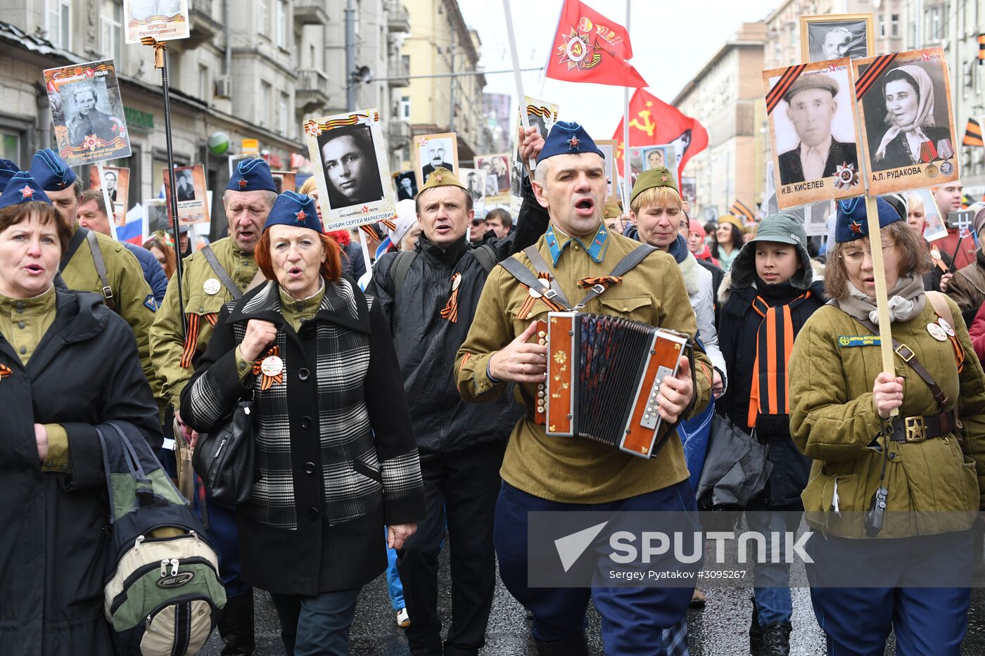 Immortal Regiment march in Russian cities