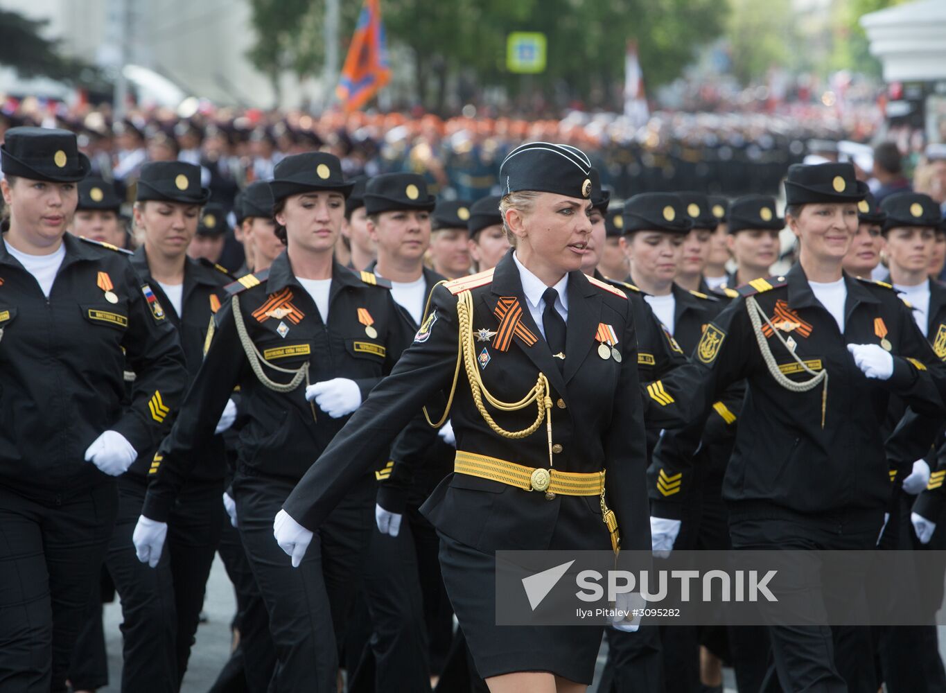 Victory Day parade in Crimea