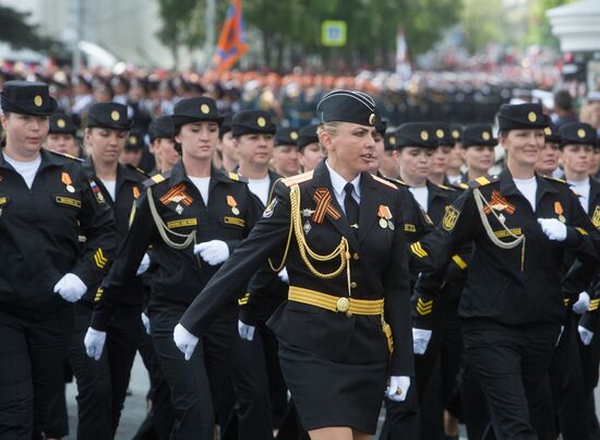 Victory Day parade in Crimea