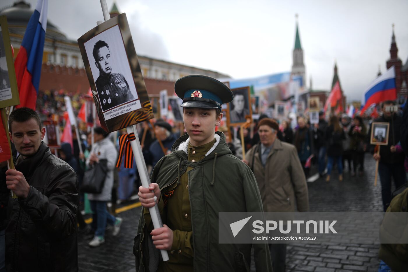 The Immortal Regiment march in Moscow