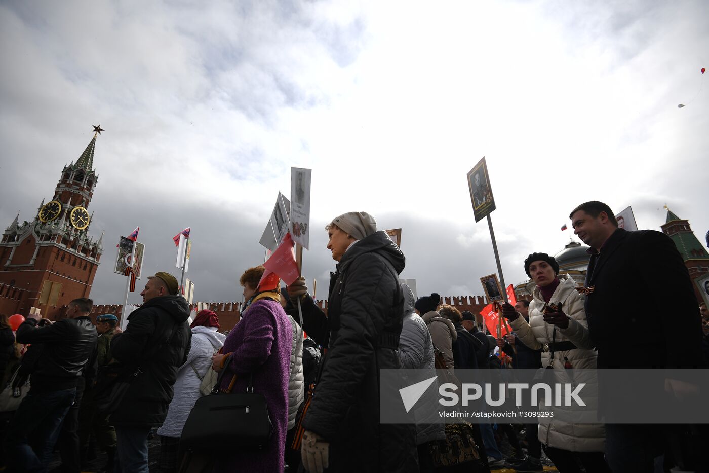 The Immortal Regiment march in Moscow