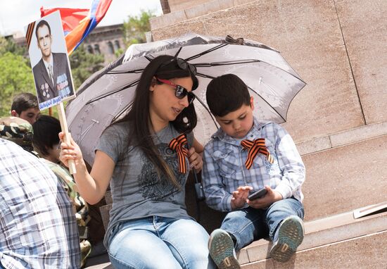 Immortal Regiment march in Europe