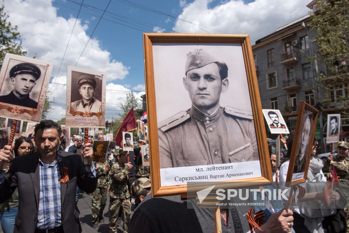 Immortal Regiment march in Europe