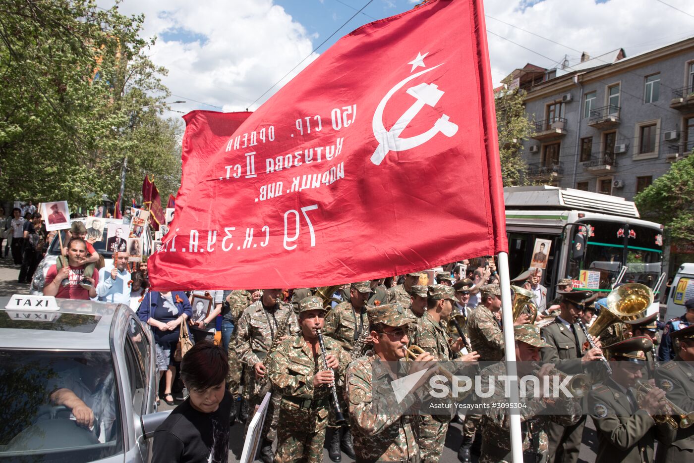 Immortal Regiment march in Europe