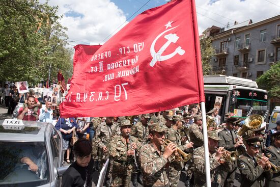 Immortal Regiment march in Europe