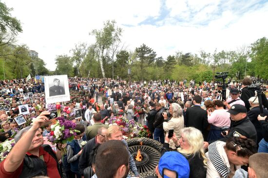 Immortal Regiment march abroad