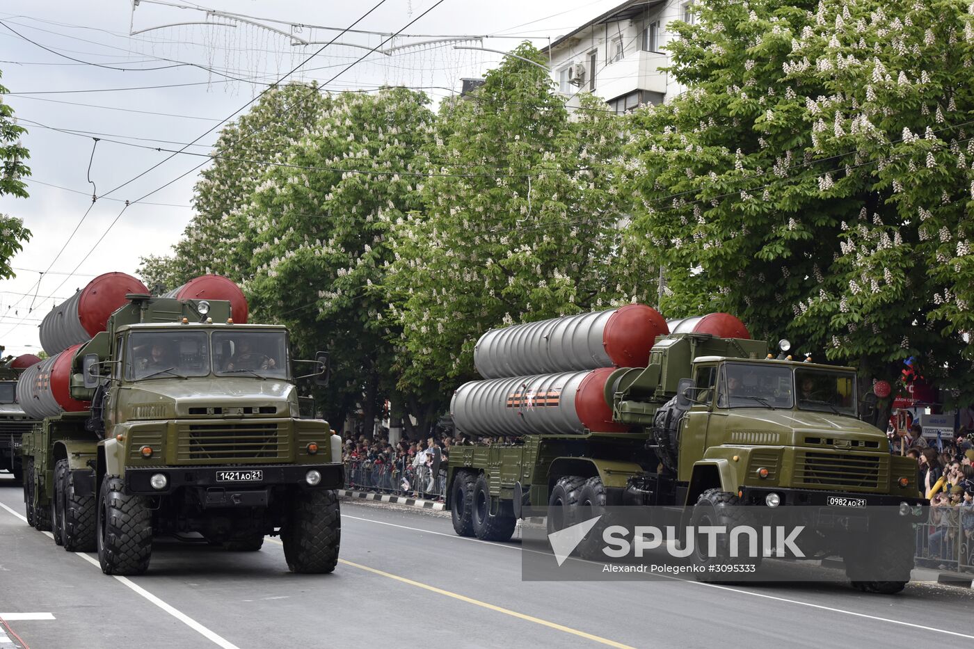 Victory Day parade in Crimea