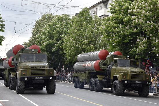 Victory Day parade in Crimea