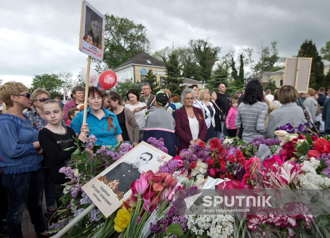 The Immortal Regiment march in cities of Russia