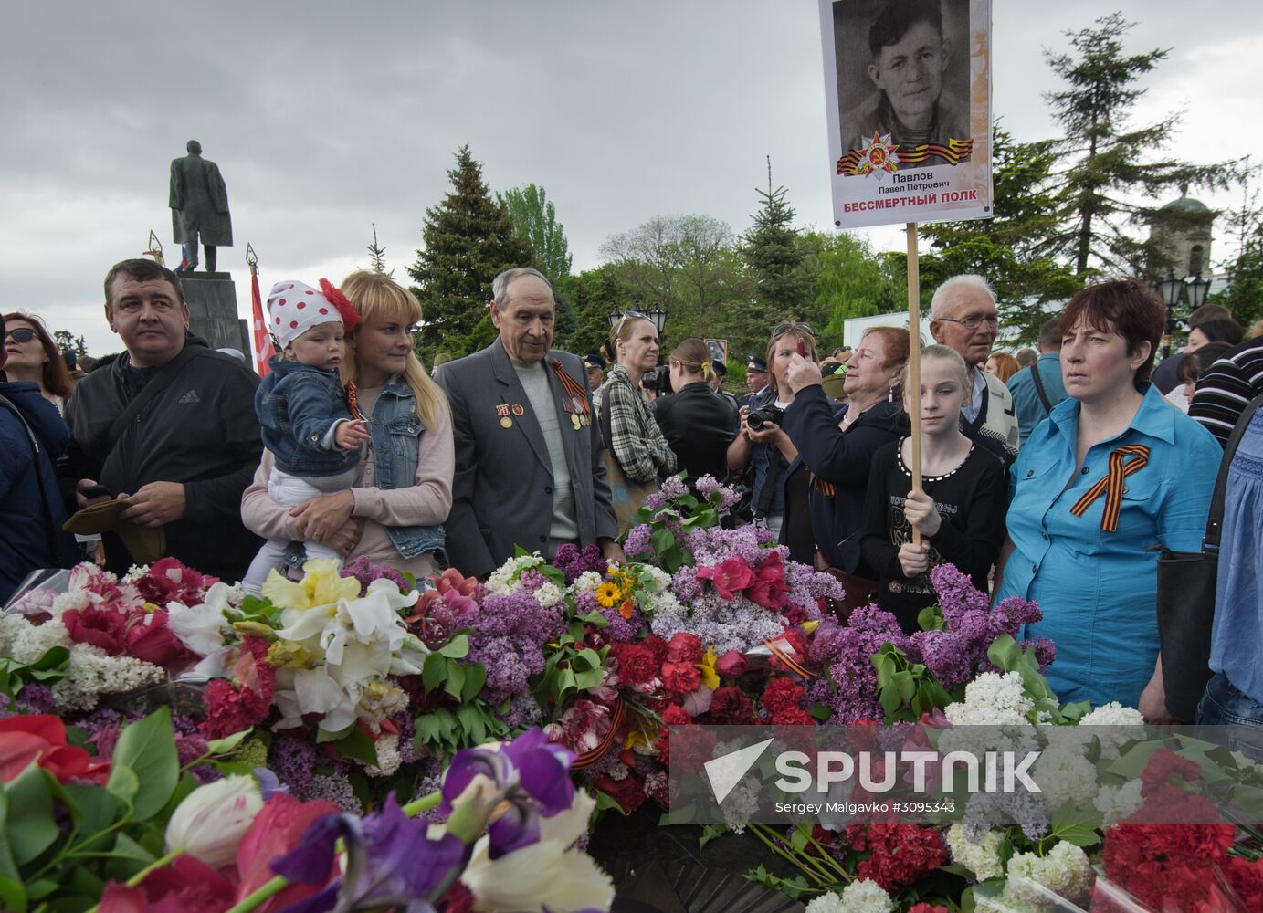 The Immortal Regiment march in cities of Russia