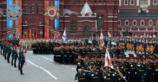 Military parade marking 72nd anniversary of Victory in 1941-45 Great Patriotic War