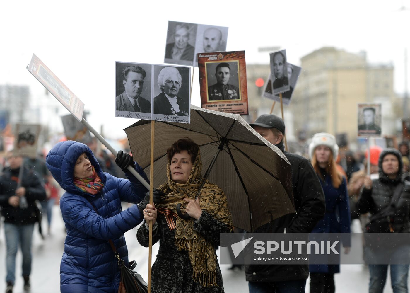 Immortal Regiment march in Moscow