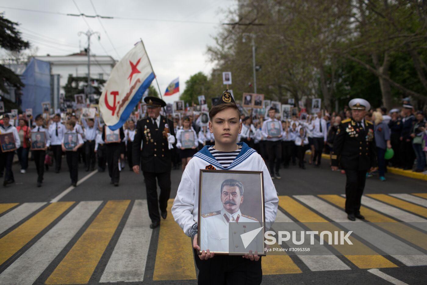 Immortal Regiment march in Russian cities