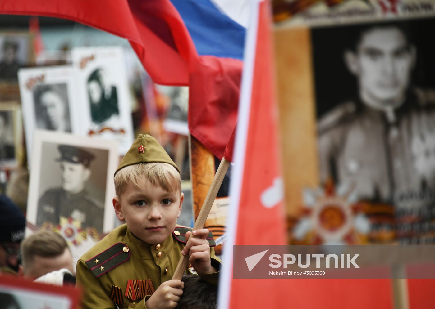 Immortal Regiment march in Moscow