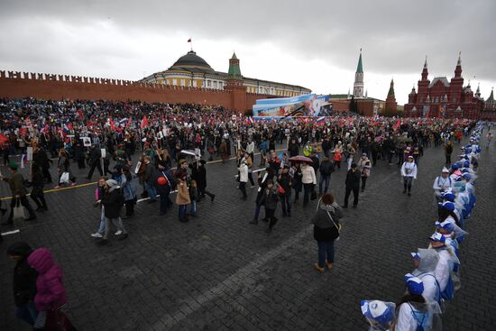 Immortal Regiment march in Moscow