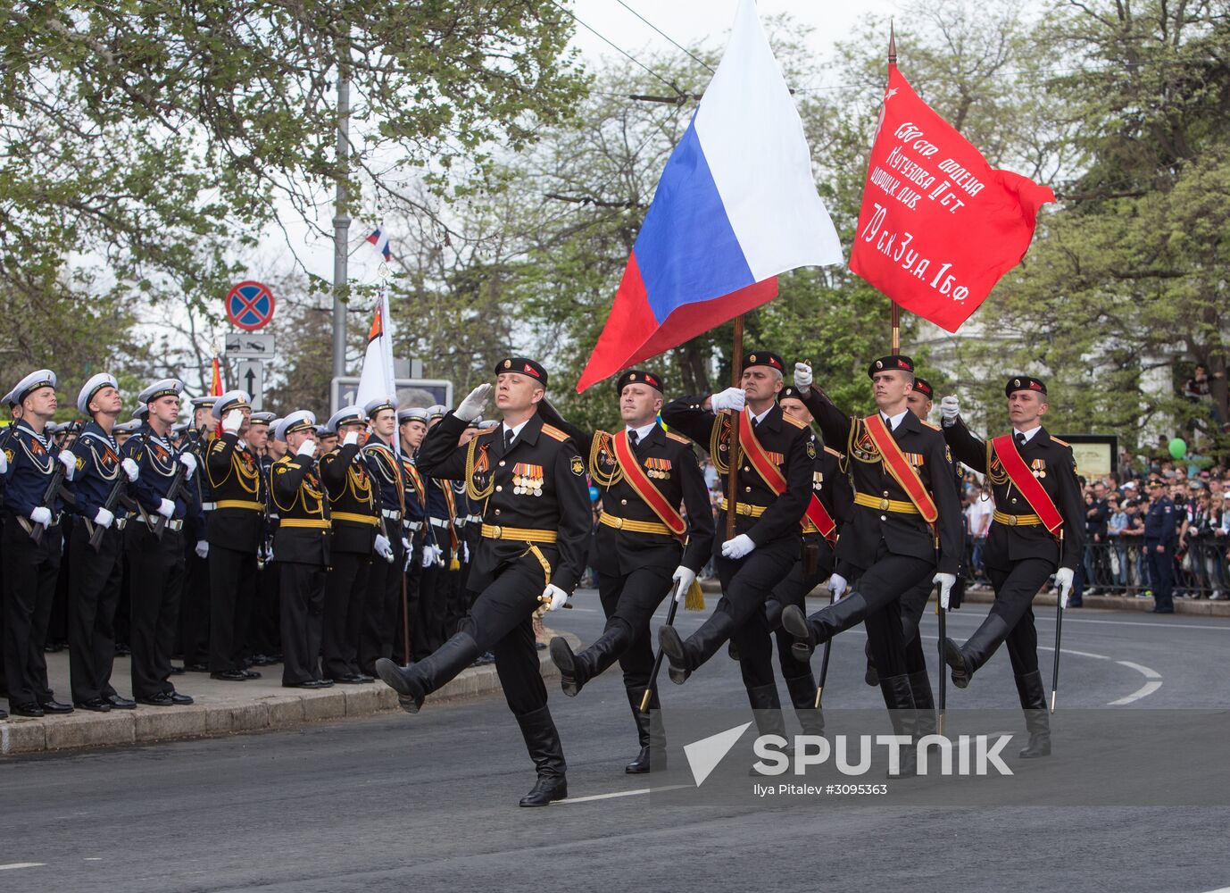 Victory Day parade in Crimea