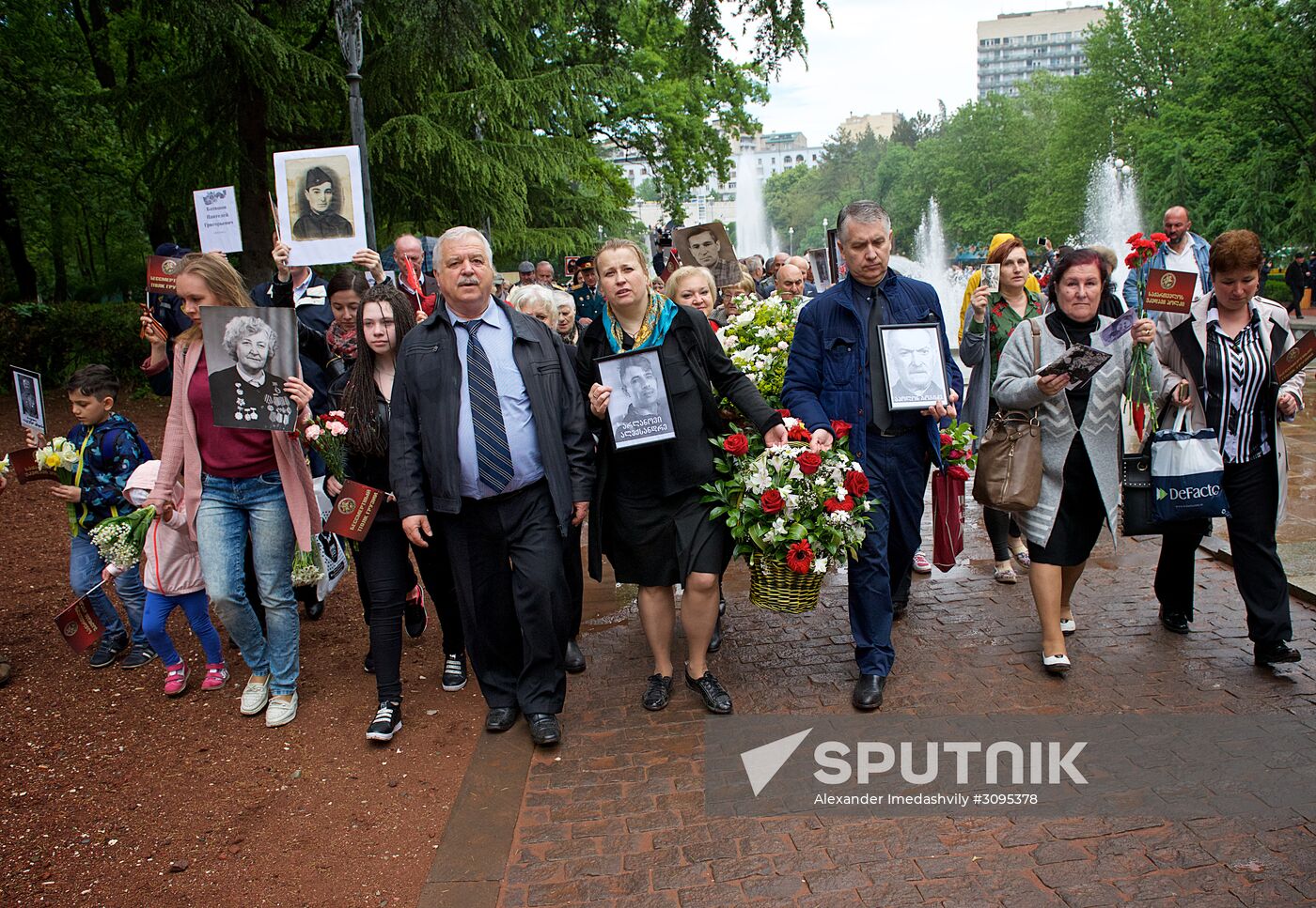 Immortal Regiment march in Europe
