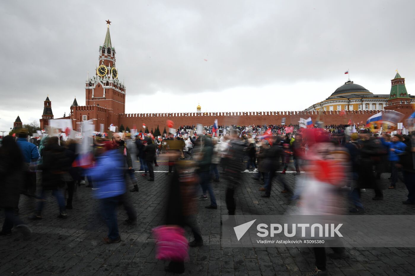 Immortal Regiment march in Moscow