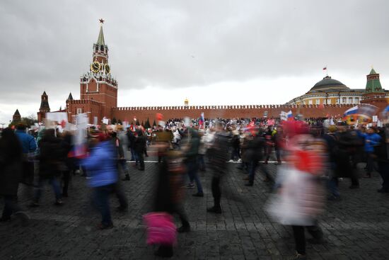 Immortal Regiment march in Moscow