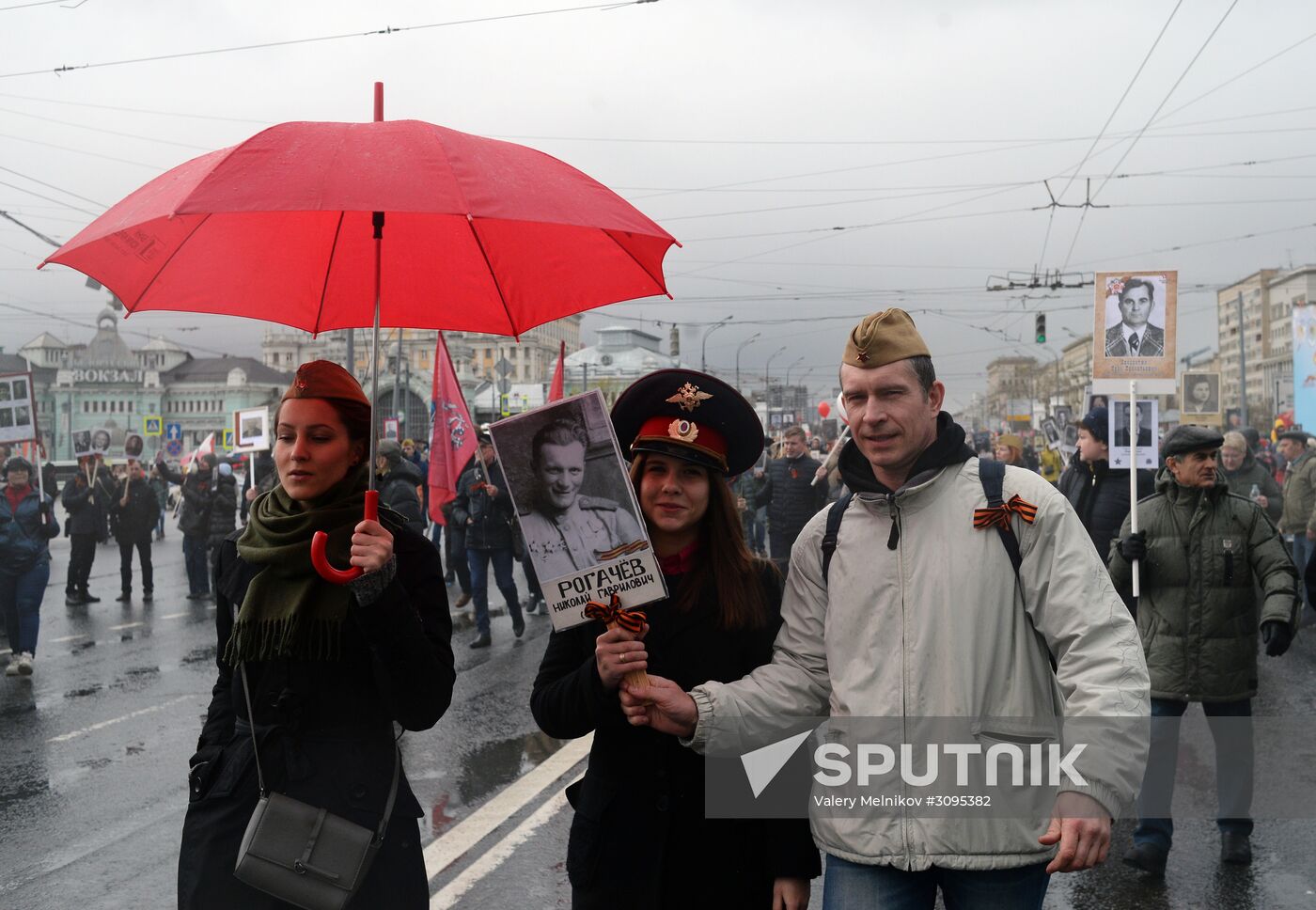 Immortal Regiment march in Moscow