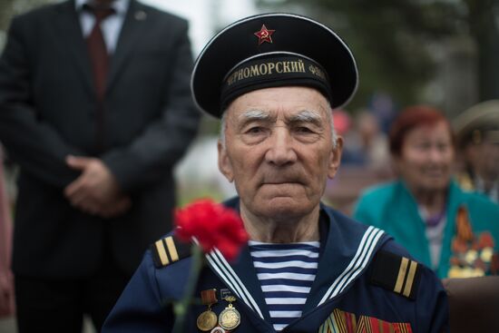 Victory Day parade in Crimea