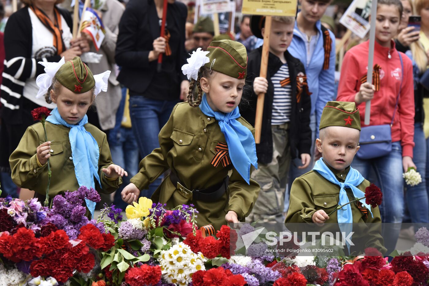 Immortal Regiment march in Russian cities