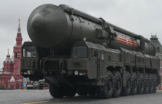 Military parade marking 72nd anniversary of Victory in 1941-45 Great Patriotic War