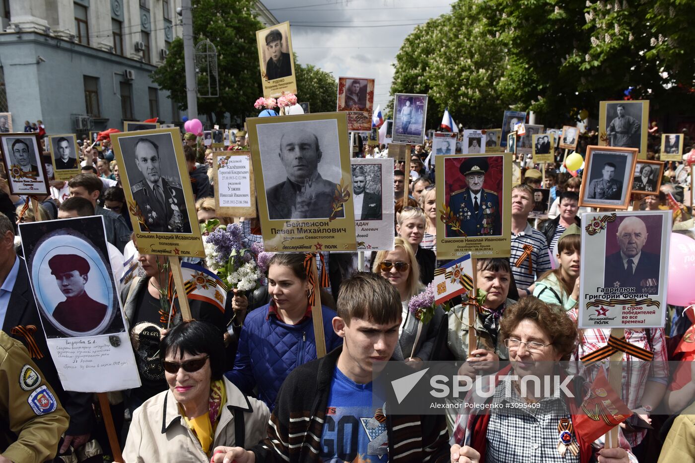 Immortal Regiment march in Russian cities