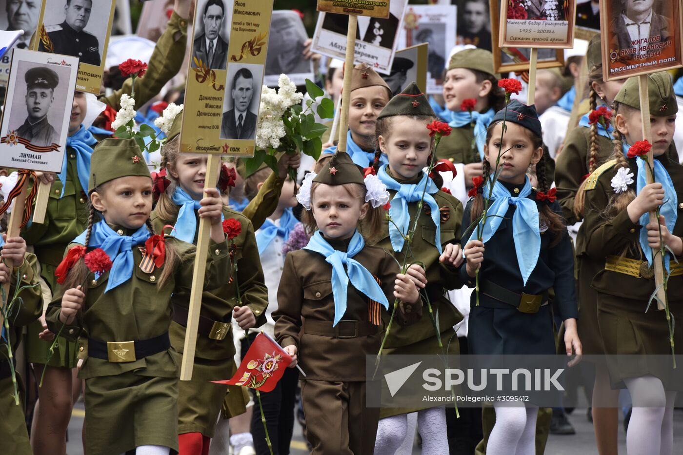 Immortal Regiment march in Russian cities