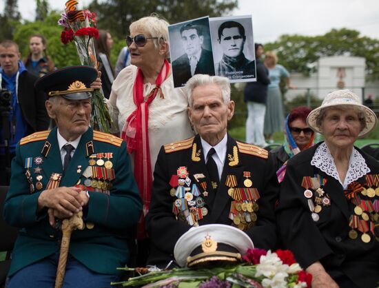 Immortal Regiment march in Russian cities