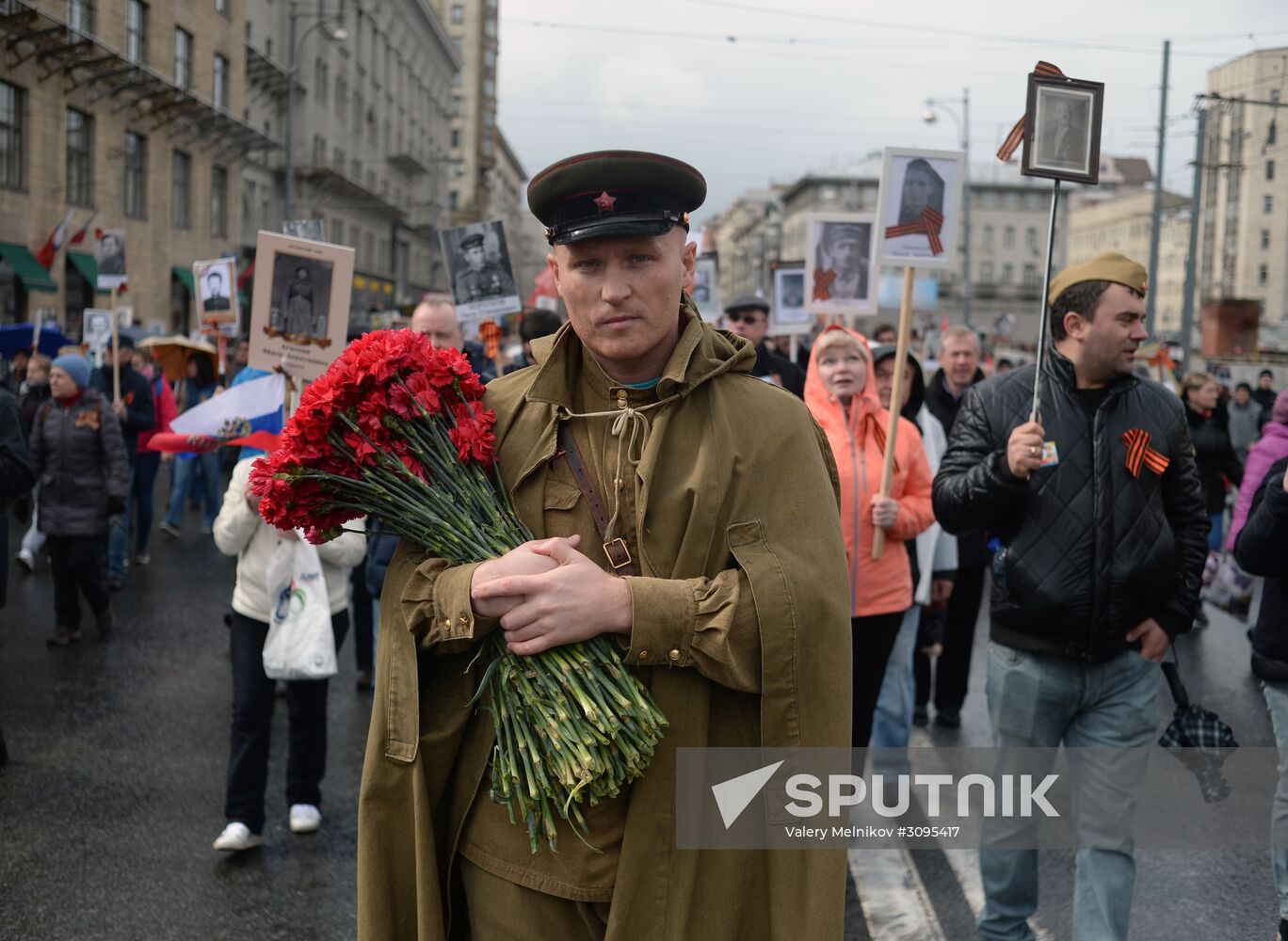 Immortal Regiment march in Moscow