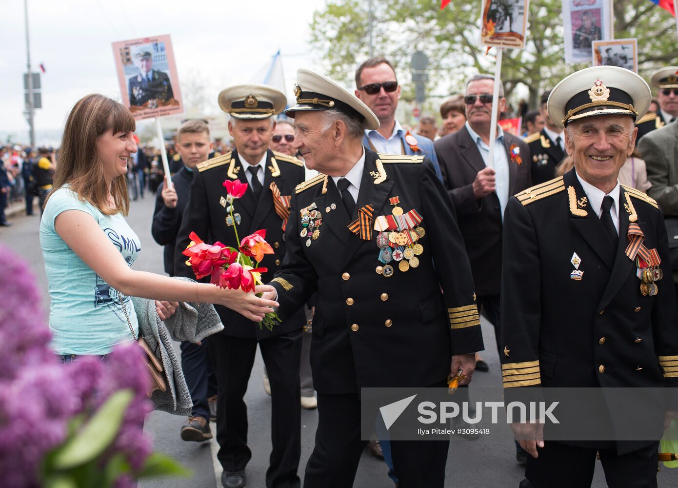 Immortal Regiment march in Russian cities