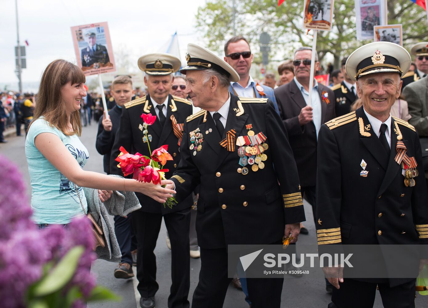 Immortal Regiment march in Russian cities