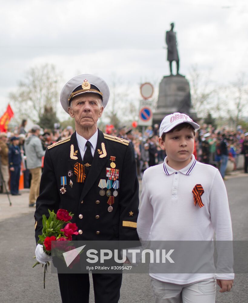 Immortal Regiment march in Russian cities