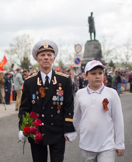 Immortal Regiment march in Russian cities