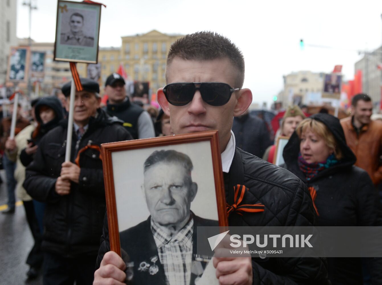 Immortal Regiment march in Moscow