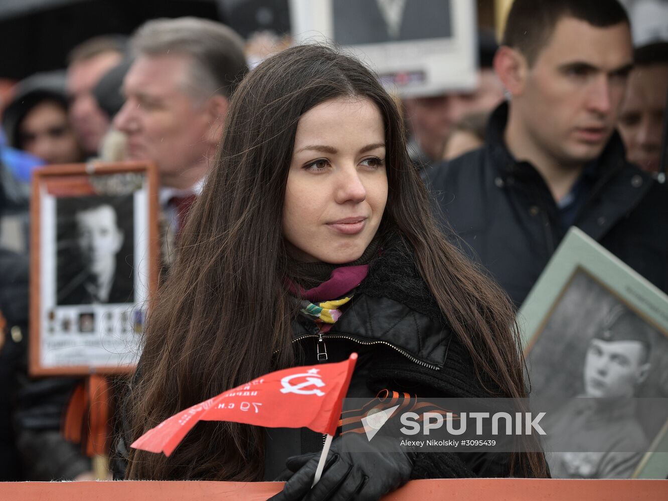 Immortal Regiment march in Moscow